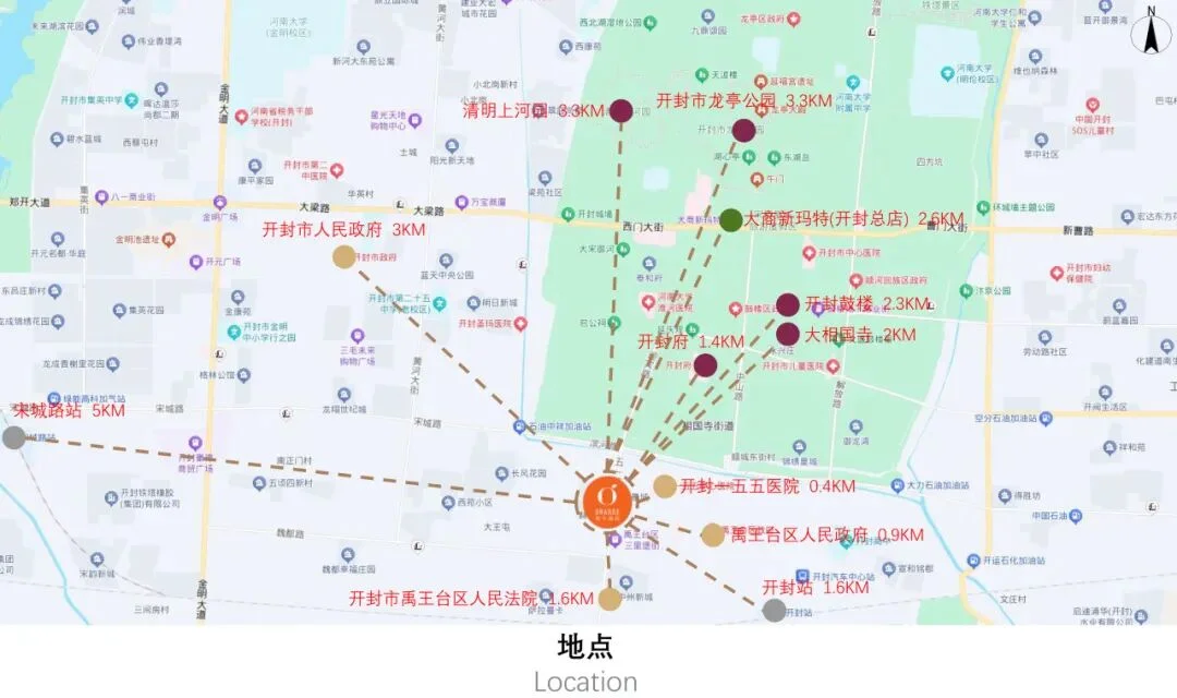 河南开封鼓楼火车站桔子酒店